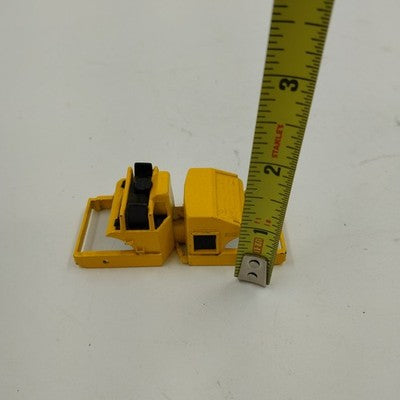 Hot Wheels 69 Road Steam Roller Diecast Car Toy 3" Yellow Vintage 1986 Malaysia