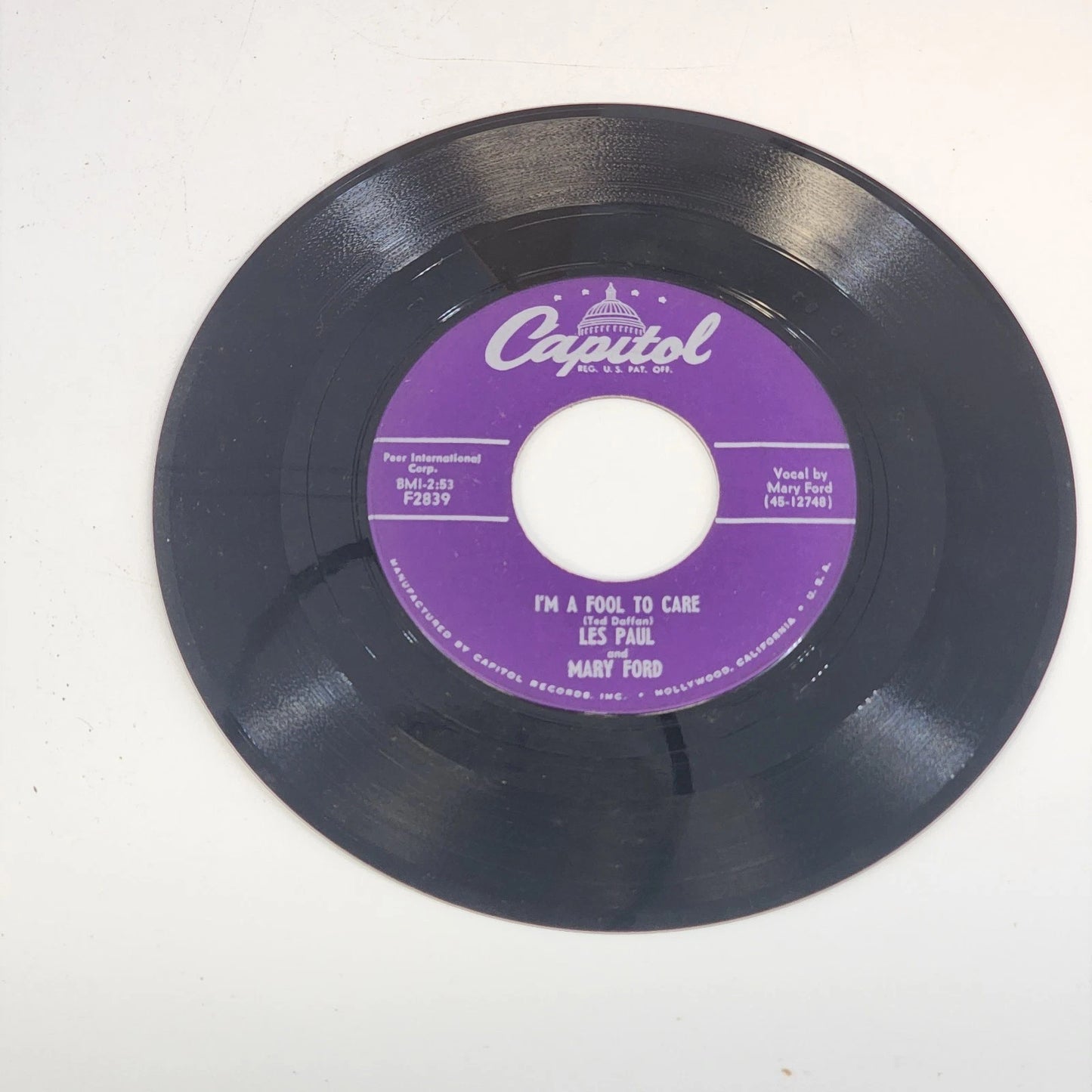 15 pc 45RPM Vinyl Record Lot RCA Dean Martin Doris Day Pop 1950s Bound Album Vtg