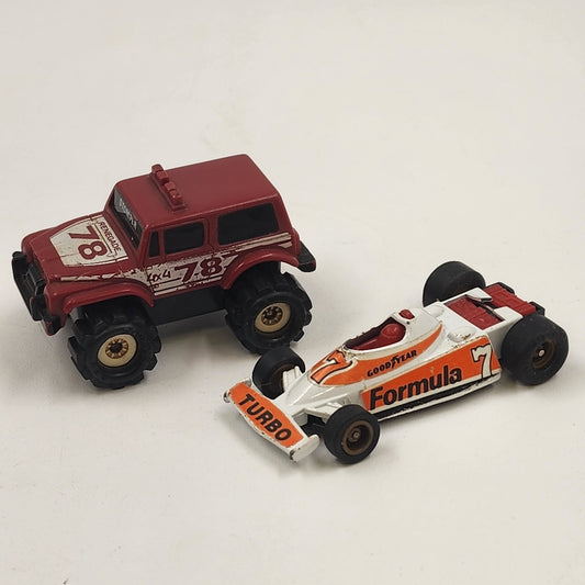 Renegade Stomper #78 & Goodyear Formula 1 Indy Car Racer #7 Diecast Scale Model