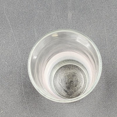 Clear Diet Pepsi One Calorie Clear Glass w Classic Logo Design 10oz Vintage 60's