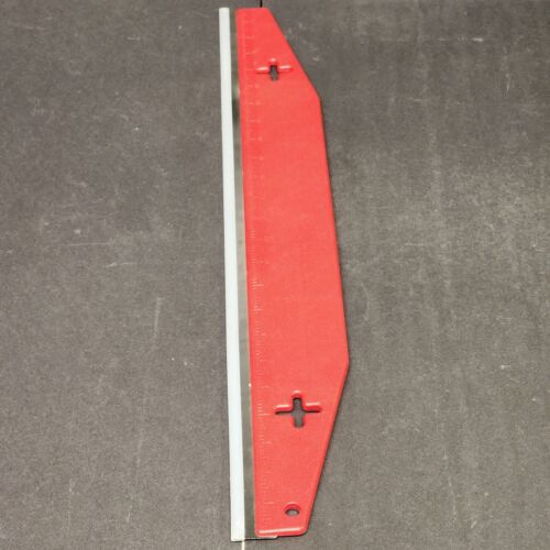 Red Multipurpose Painter's Trim Guard 24" Size Metric and Std Marks Blade Guard