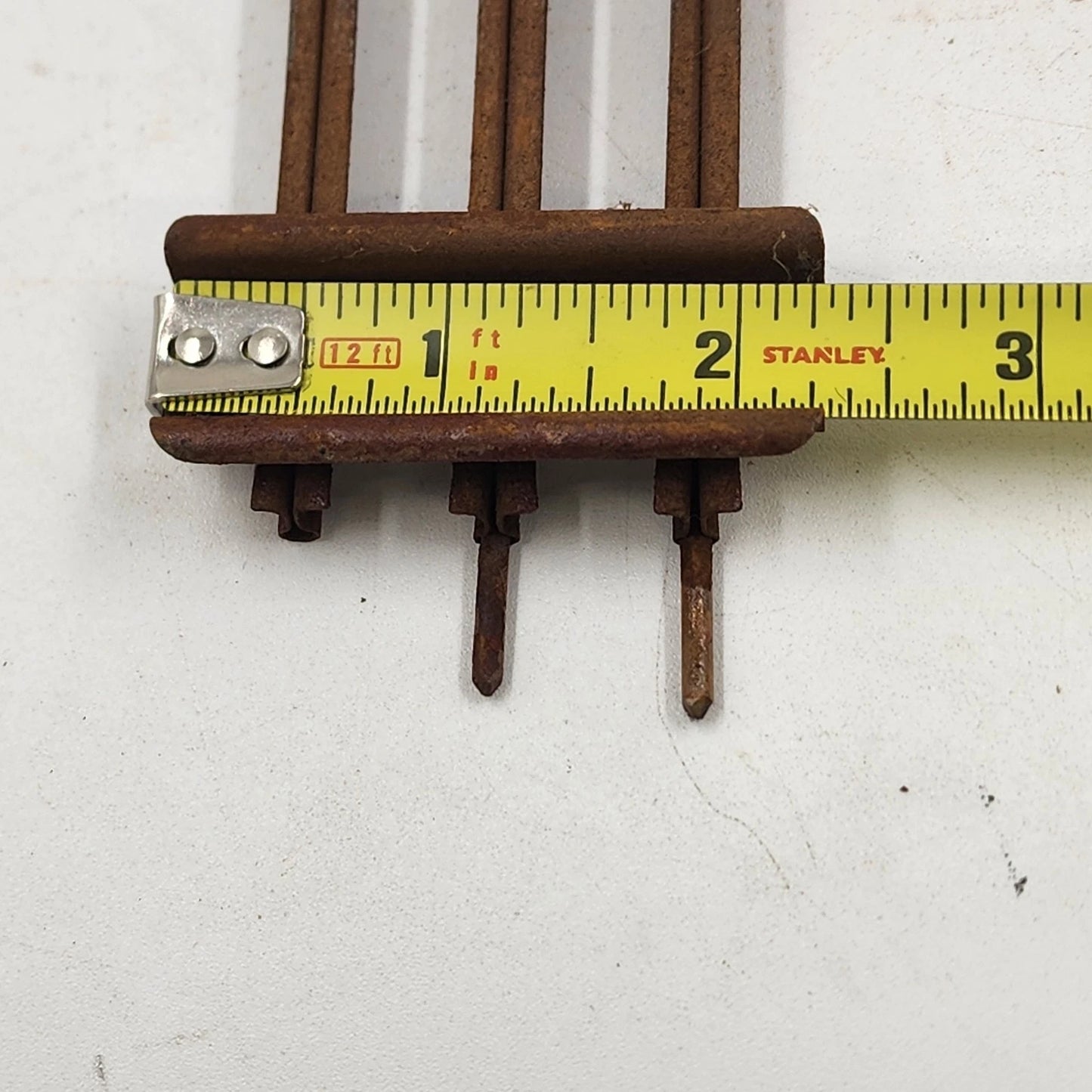 16 Model Train Straight Track Sections O Gauge 10" Long Brown Ties Rusty Vintage
