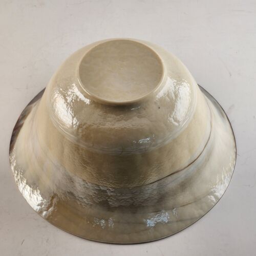 Vintage Murano Glass Yalos Casa Mother of Pearl Bowl Made in Italy 9.5"