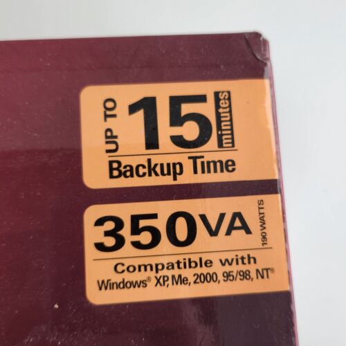 Belkin Home Office UPS Emergency Battery Backup 350VA Open Box NOS