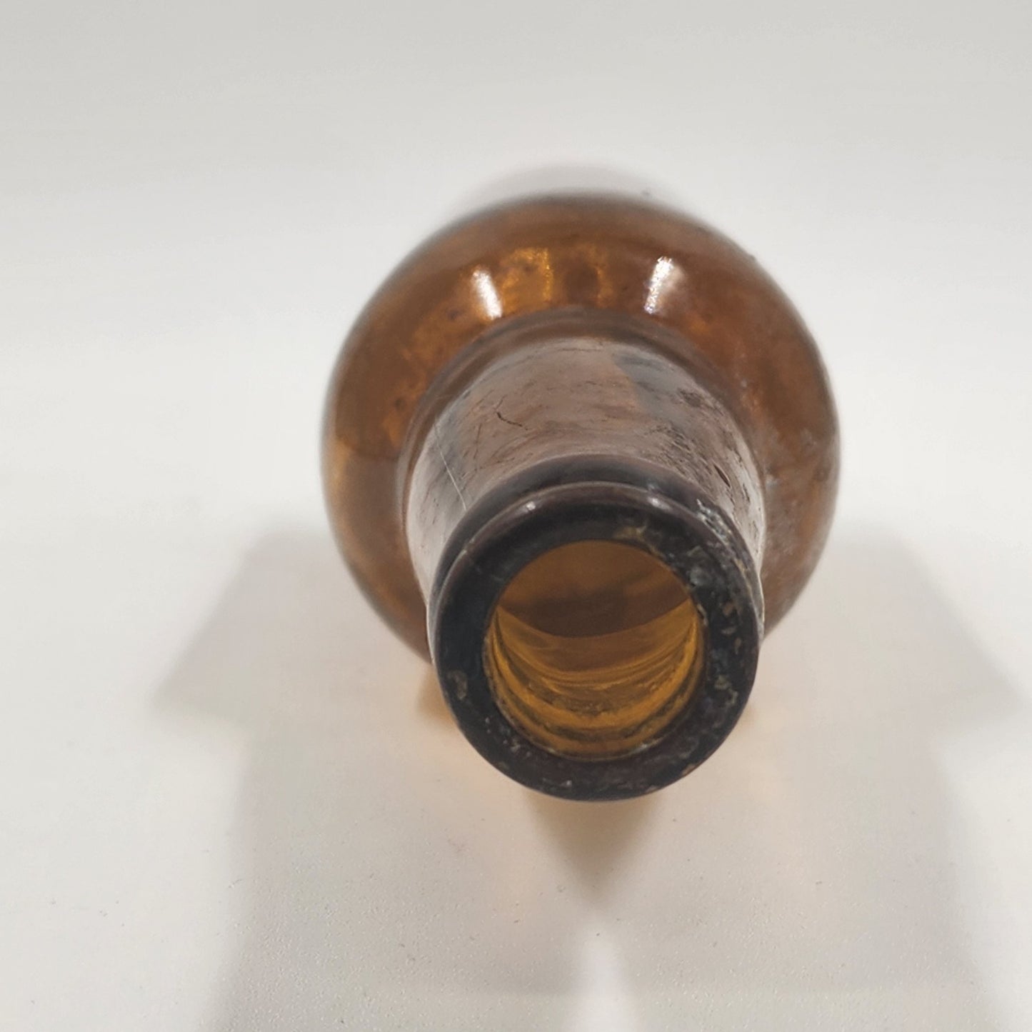 Consumers Brewing Co Beer Bottle Empty Dark Amber Embossed 9" Newark Ohio 1870's