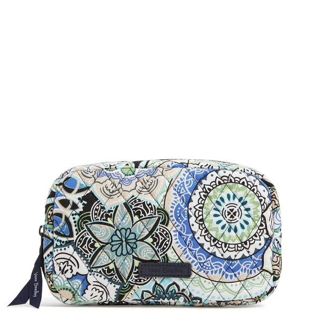 Vera Bradley Tech Bag Cord Organizer Sketched Medallion Paisley Zip Pouch Bag