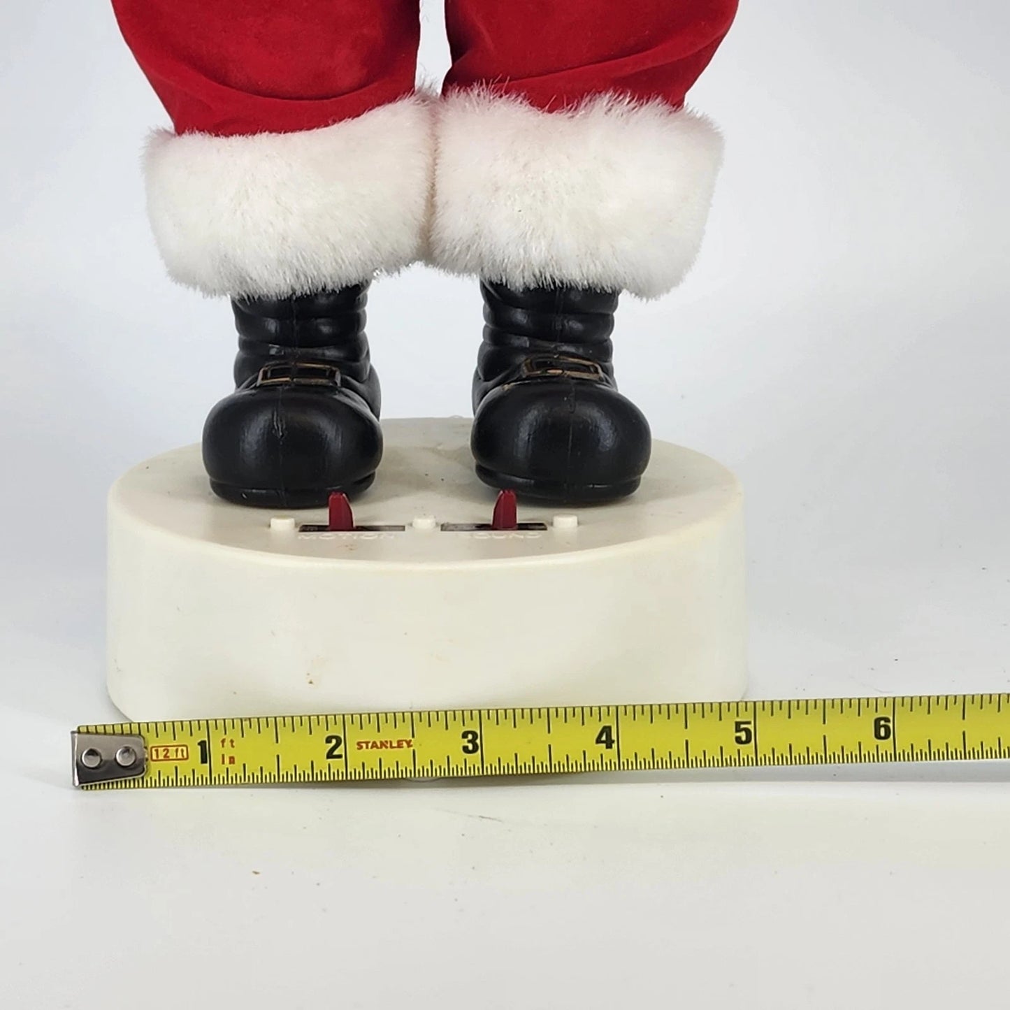 Motion-ettes Christmas Santa Claus 18" Animated Moving Lighted No Music 1996 Vtg