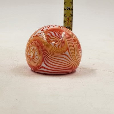 Northern Star N355 Smyers Iridescent Studio Art Glass Paperweight 1977