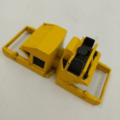 Hot Wheels 69 Road Steam Roller Diecast Car Toy 3" Yellow Vintage 1986 Malaysia