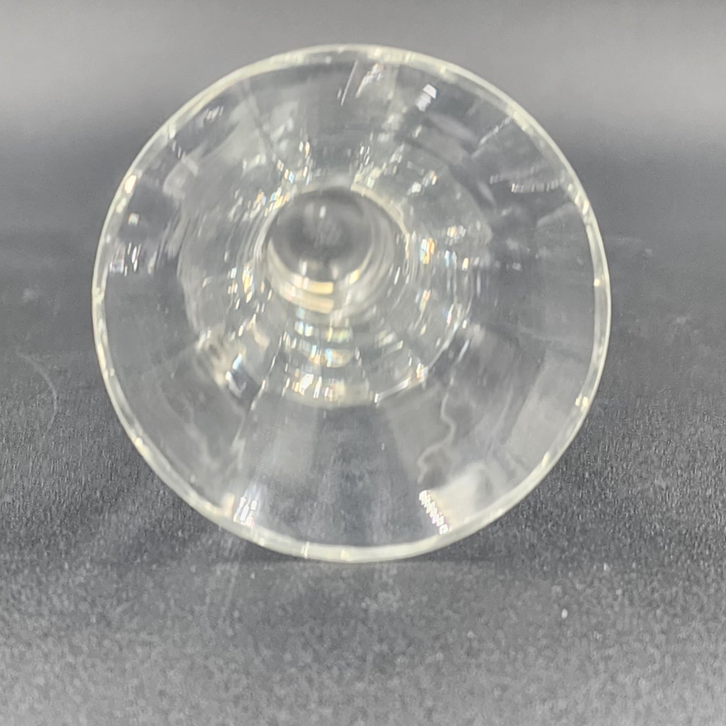 Lenox Optika Crystal Clear Glass Bud Vase Lead Flared Lip Vintage 7.25"