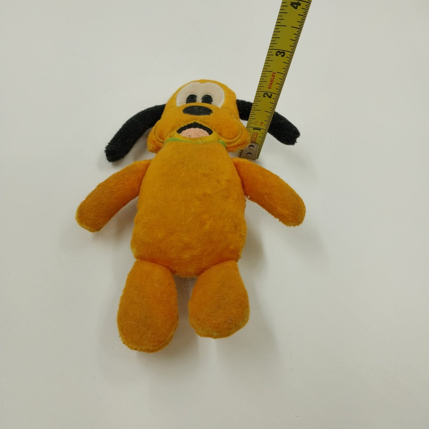 Disney Junior Pluto Plush 7" Yellow Stuffed Toy Dog Animal Mickey Mouse For Kids