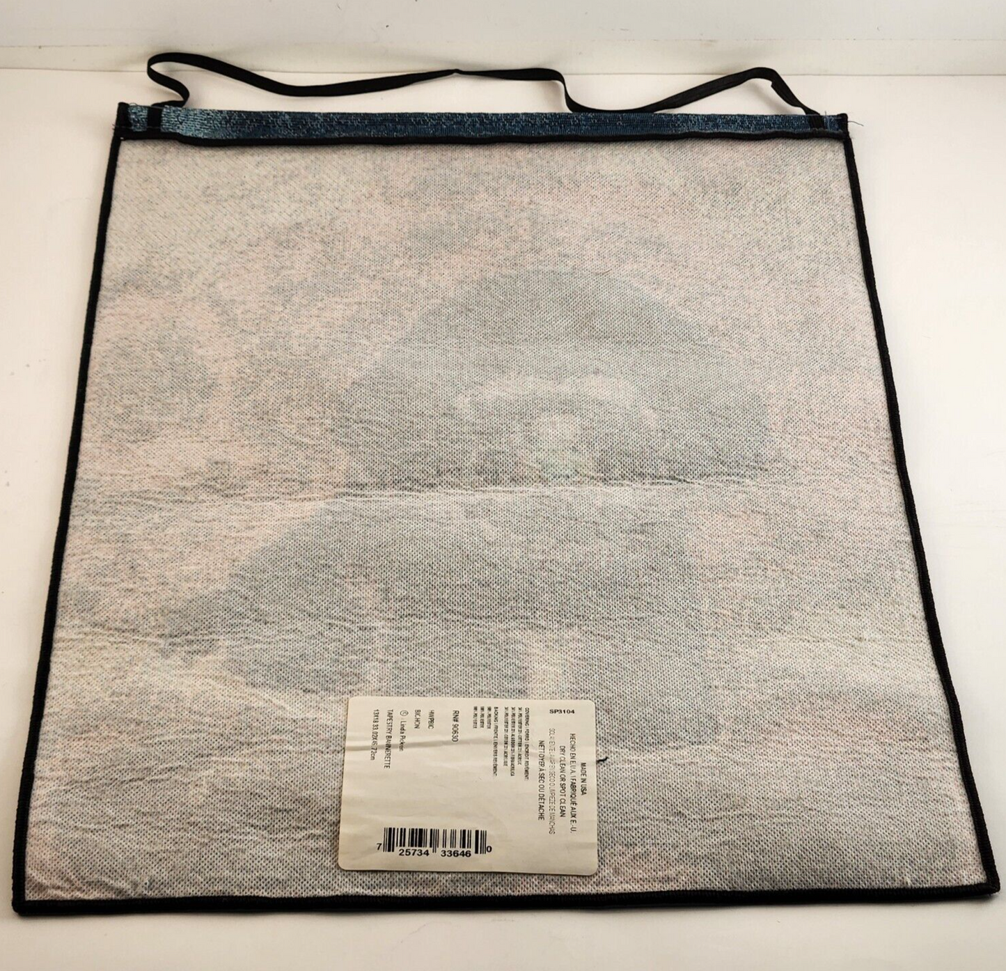 Linda Picken's Hanging Tapestry Bannerette with Rope Hanger 13" Wide x 17½" Long
