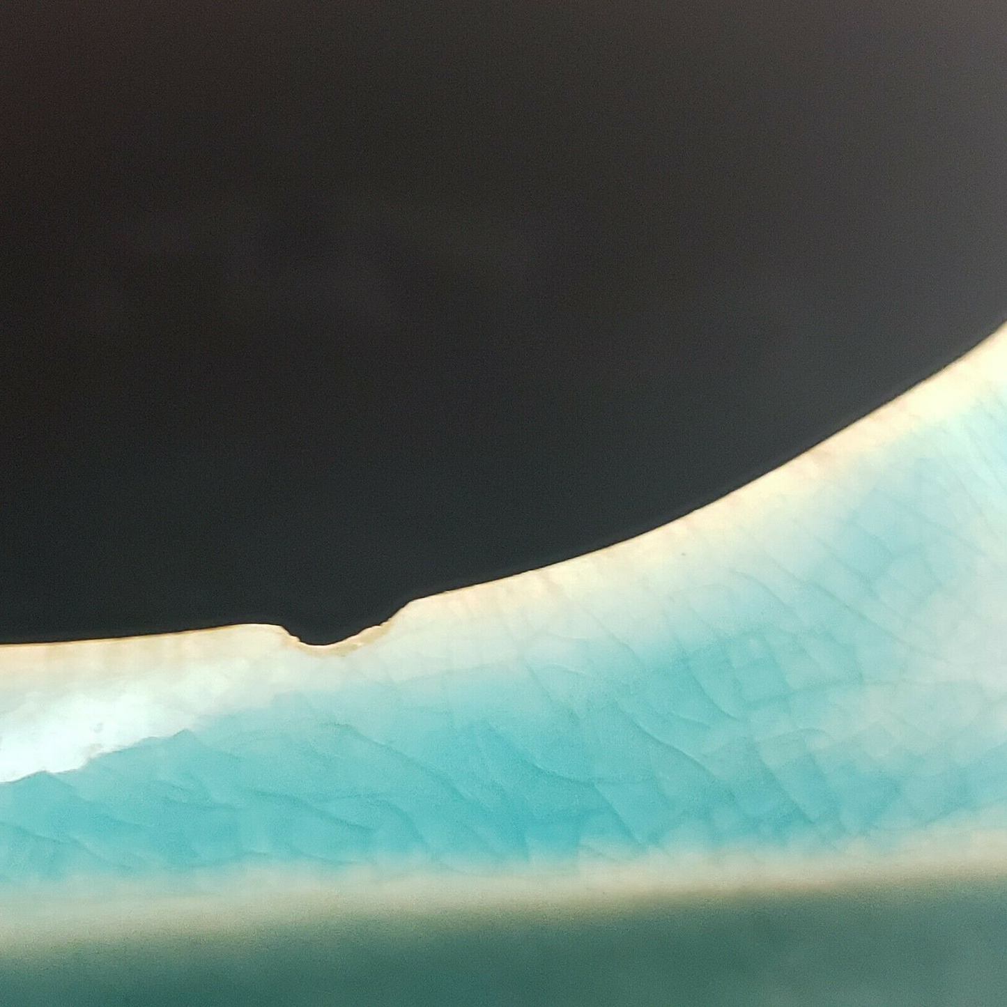 Red Wing Pottery USA Planter 1278 Aqua Turquoise Color Vintage Mid Century 4"x4"
