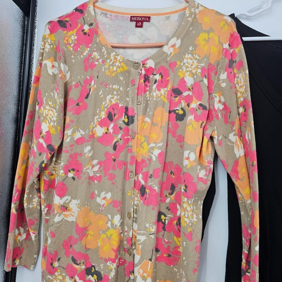 Women’s Tops Lot Size Large 5 Pc Merona Express Escio Bundle Long Sleeve Casual Blouses