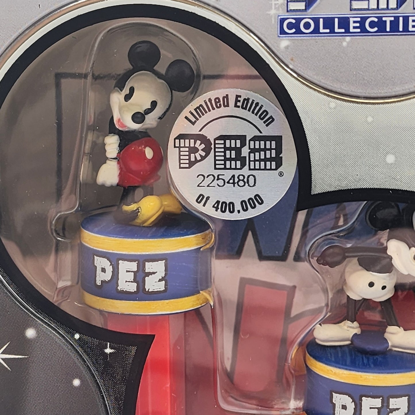 Mickey Mouse PEZ Dispenser Disney Collectors Tin 80th Anniversary w/Poster 2007