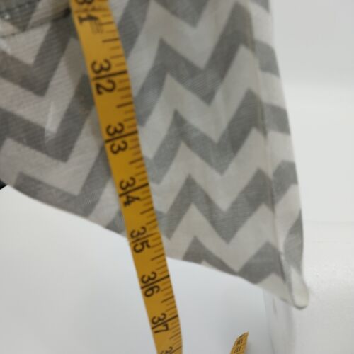 Chevron Infinity Scarf Womens Gray Sparkly Striped Glam Chic 35"x4.5"