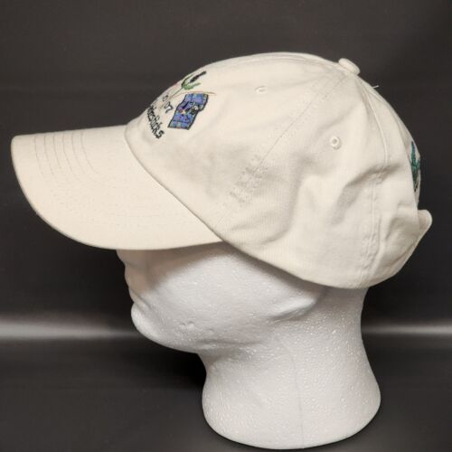 2007 Fiddlesticks 25th Anniversary Golf Hat Off-White Adjustable Strap Back Cap