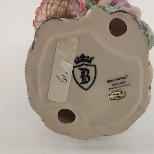 Bavarian Santa Porcelain Figurine SPRINKLES BH 1009 Coyne & Co Vintage 1998