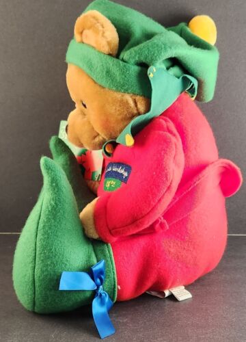 Hallmark Chris the Elf Bear Santa's Workshop #25 Stuffed Plush Teddy Bear