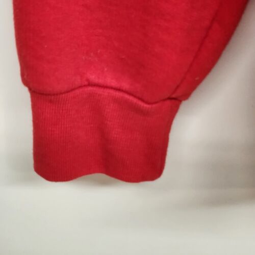 Athletic Works Men's Large Red Sweatshirt Crew Neck Pullover Casual Active Wear