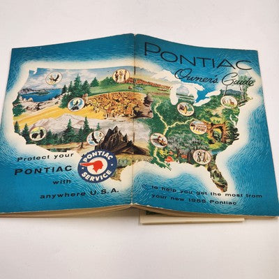 1955 Pontiac Owner's Guide Manual Star Chief Chieftain Wagon Original