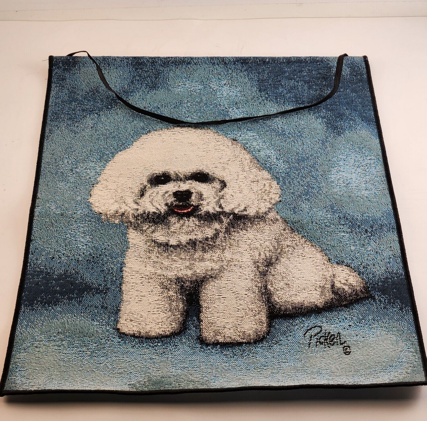 Linda Picken's Hanging Tapestry Bannerette with Rope Hanger 13" Wide x 17½" Long