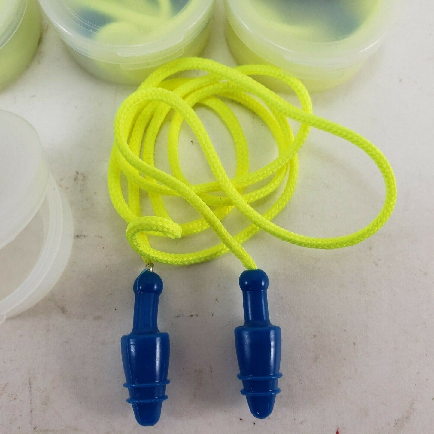 8 Pair Metal Detectable Corded Reusable Earplugs by Radians JP3250 Plastic Case