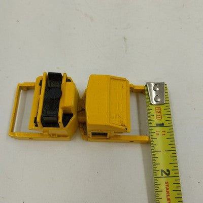 Hot Wheels 69 Road Steam Roller Diecast Car Toy 3" Yellow Vintage 1986 Malaysia