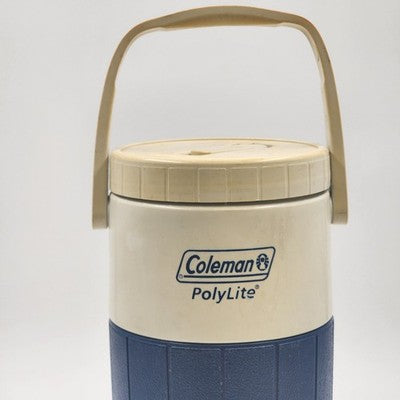 Coleman Polylite Blue 5590 Half Gallon Water Jug Cooler Thermos 10.5"x5"