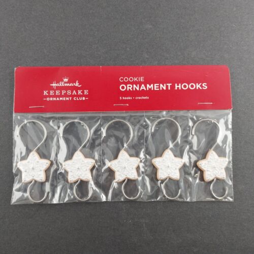Hallmark Keepsake Star Cookie Ornament Hooks Set Of 5 Hooks