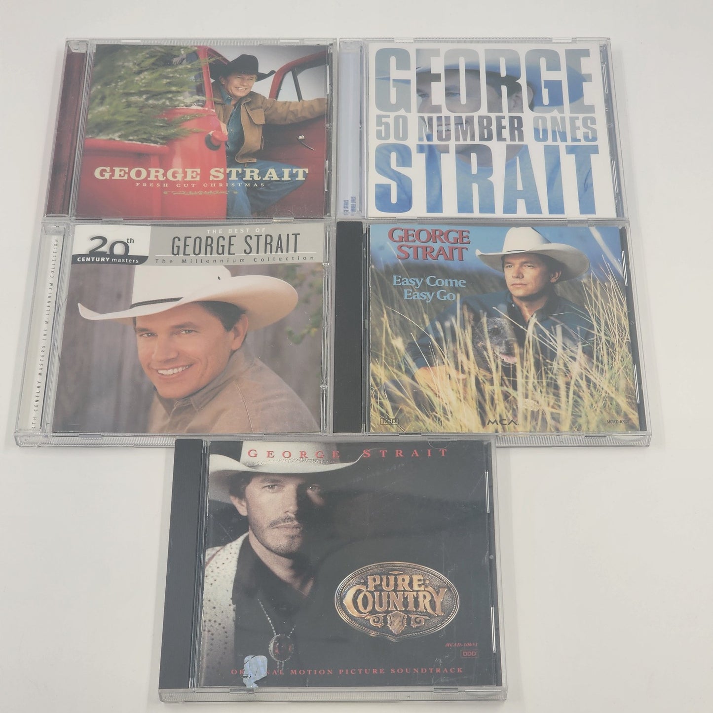George Strait Lot of 5 CDs Collection Album Folk Country MCA Nashville Records