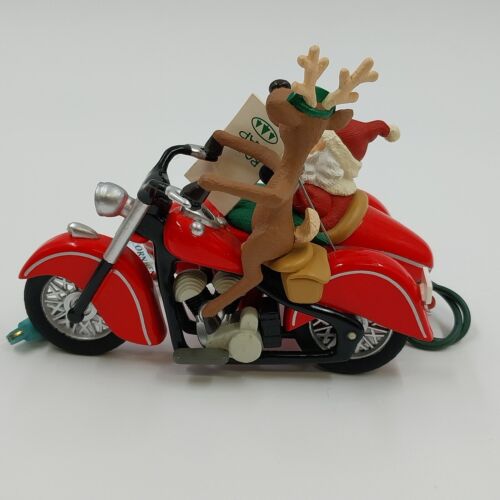 Hallmark Keepsake 1997 Christmas Ornament Magic Motorcycle Chums w Light Vtg