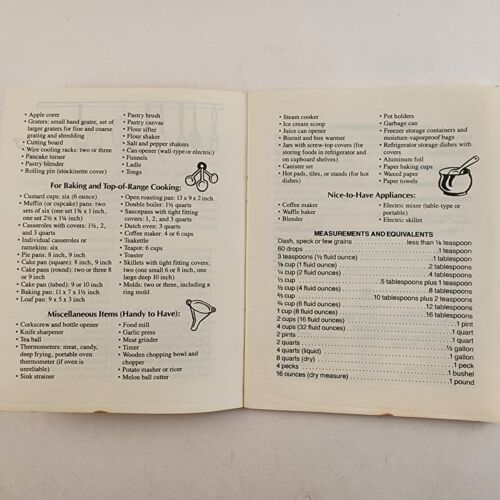1980 Booklet Food and Cooking Timely Tips Culinary Arts Institute Delair Publish