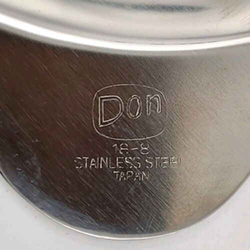 5 Escargot Baking Dishes 18-8 Stainless Steel Don Japan 6 Hole 5.5" dia Vtg NOS