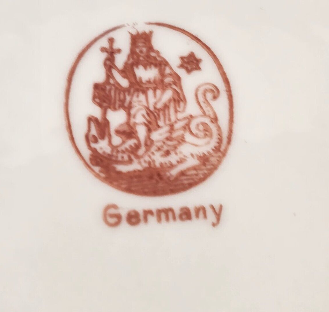 German Large Oval Porcelain Basket Bowl Intricate Reticulate Antique 13.5"x8.5"