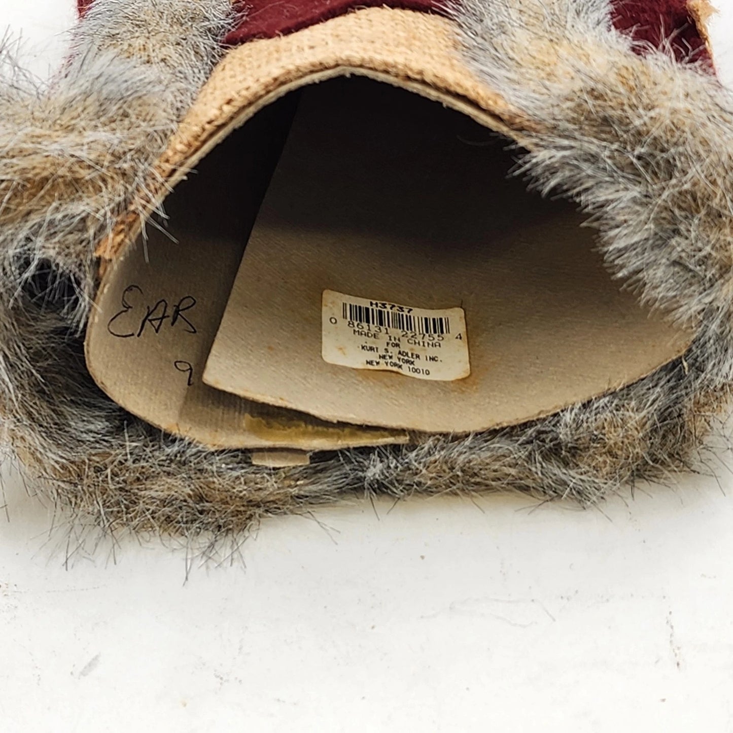 Kurt S Adler Santa Claus Figure 12" Vintage H3737 Holding Garland Tree Topper