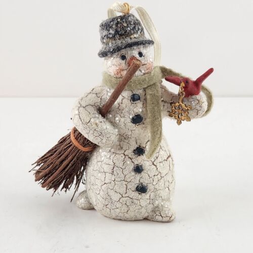 Hallmark Keepsake Ornament Snowy Friend Memories of Christmas Archive Chalkware