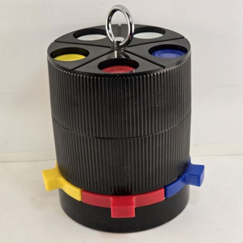 Chip-O-Matic Plastic Poker Chip Dispenser ES Lowe Black Body with 250 Chips