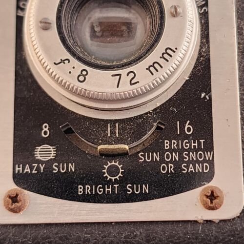 Kodak DuaFlex II Camera Flash Attachment Strap 1940's Shutter Operates Corrosion