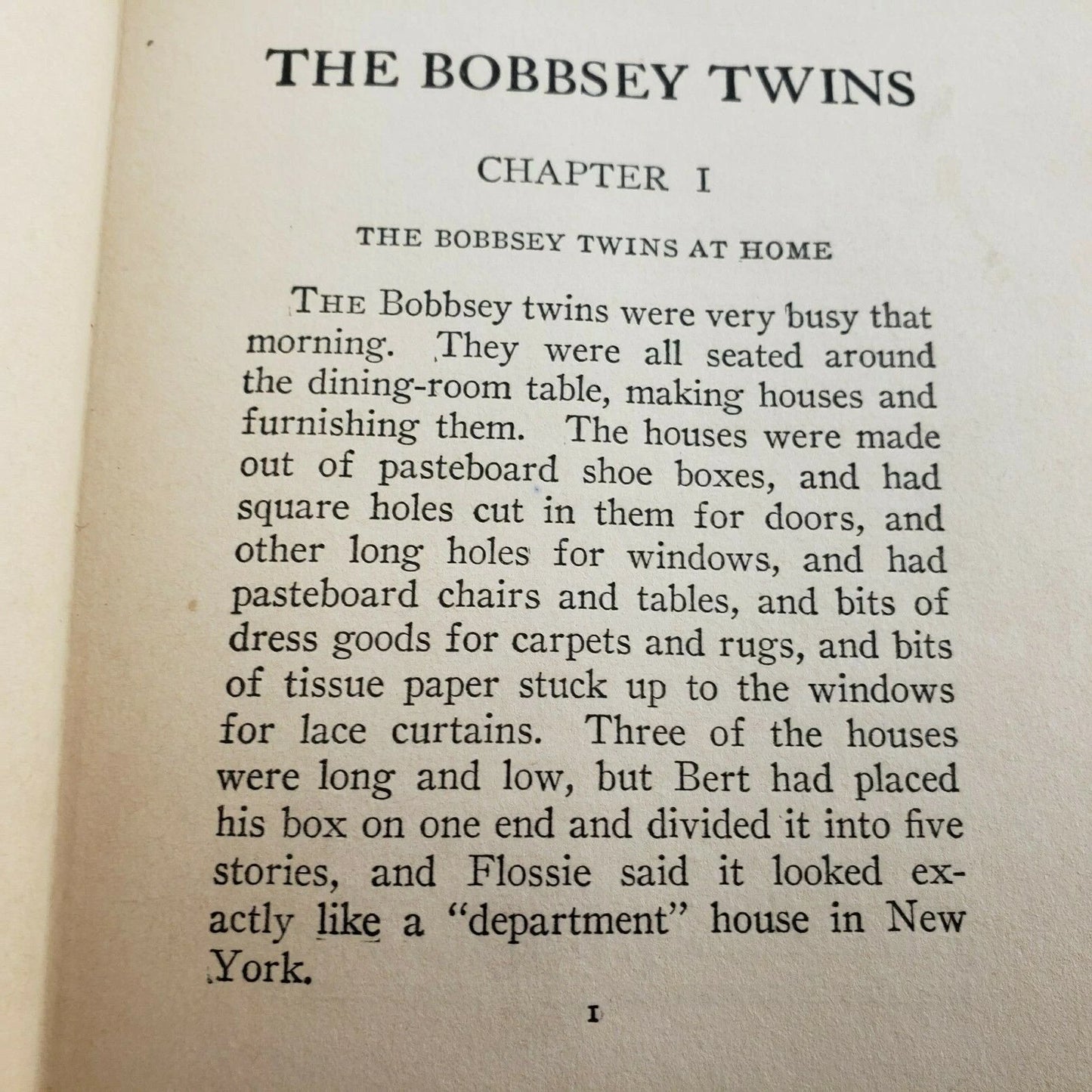 The Bobbsey Twins by Laura Lee Hope 1928 Hardcover DJ Merry Days Indoors Out