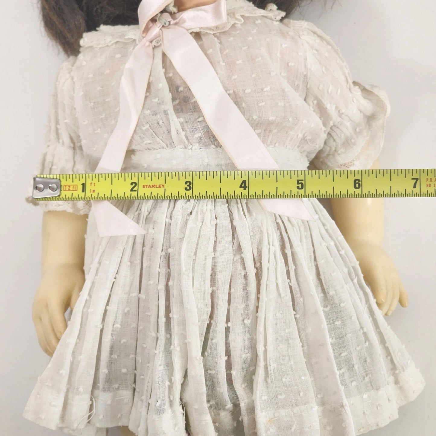 Chatty Cathy Doll White House Dress Brown Hair Blue Eyes Mattel 1960 Collector