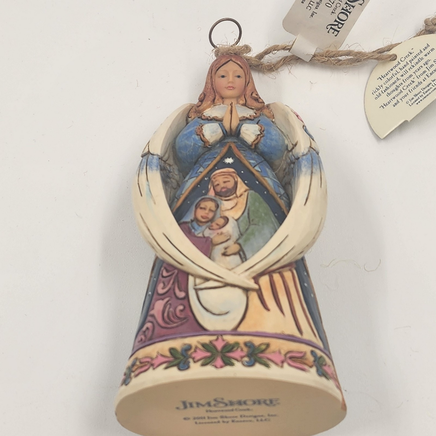 Jim Shore Ornament OUR SAVIOR IS BORN Heartwood Creek Christmas Angel 2011