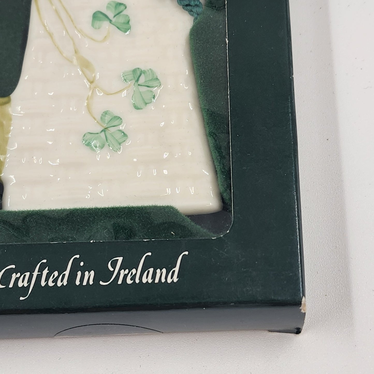 NEW Belleek Beer Stein Christmas Ornament Irish Porcelain Fine Parian China 2232