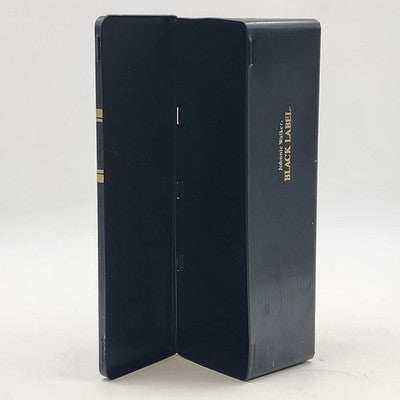 Johnnie Walker Black Label Empty Metal Tin Box 12" Collector Scotch Whisky Bar