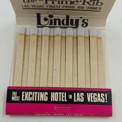 Flamingo Hilton Most Exciting Hotel Las Vegas Nevada Matchbook Unstruck Vintage