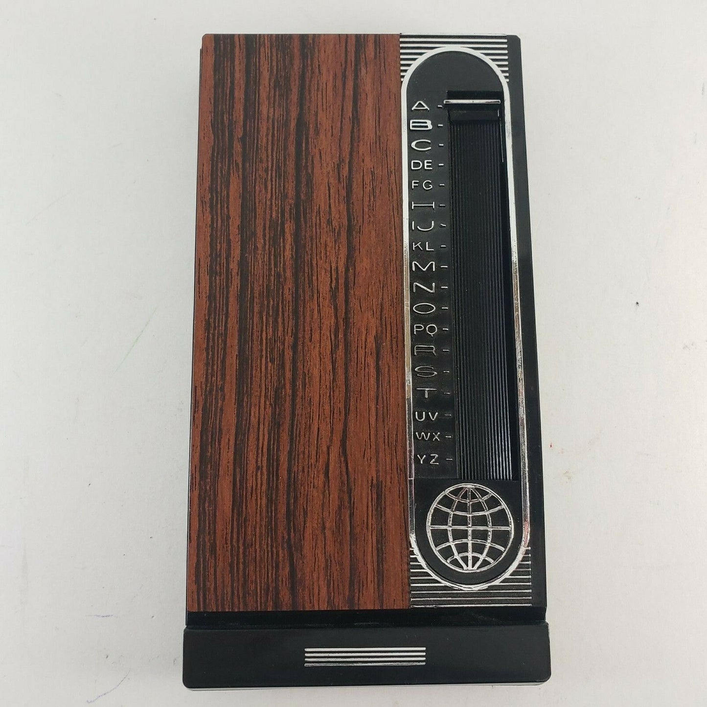 Push Button Pop-Up Address Book Vintage Desktop Phone Contact Information Holder