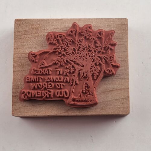 Lot of 3 Rubber Stamps Motivating Sayings Wooden Backs Lightly Used Black&White