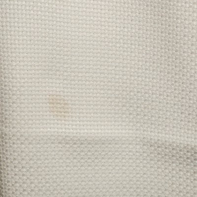 Soft Off White Tablecloth with Waffle Woven Weave Pattern 51" x 71" Rectangle