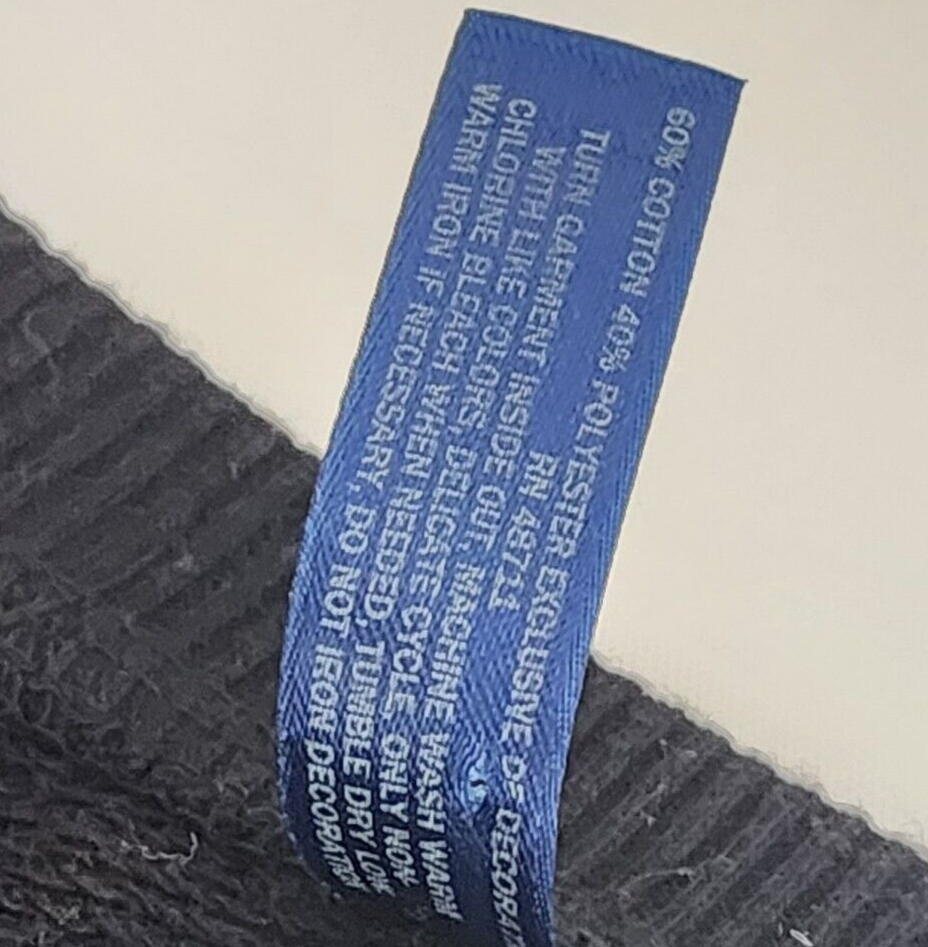 Falls Creek Women's XL Black and Beaded Long Sleeves Polycotton 23 in Chest