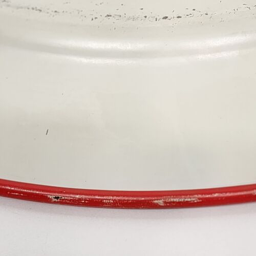 Vintage Maxey Folk Art Metal Tray – 1950s "Home Sweet Home" Red & Orange Country Hearth Scene – 19" Cottagecore Tin Display Tray